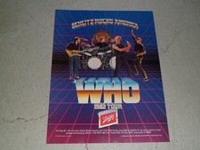 1982 THE WHO 1982 TOUR AD COLOR