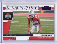 SHAUN WADE 2021 Contenders Draft Picks FRONT ROW SEATS PURPLE ROOKIE #12