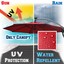 Outdoor Umbrella Canopy Cloth Replacement, Market Table Yard Umbrella Top Covers with 6 Ribs, Strong and Thicck Standby Umbrella Covers ﻿(Dark Topaz,2.0m/6.5ft
