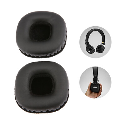 Black Earpads Foam Cushions Fit for for Marshall Mid Bluetooth On-Ear Headphones