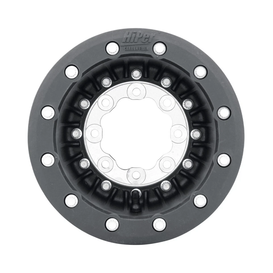HiPer Tech 3 Double Beadlock Wheel, 4x110/4x115, 4+5 Offset - 0990-YHR-DBL-BK - Image 2 of 4