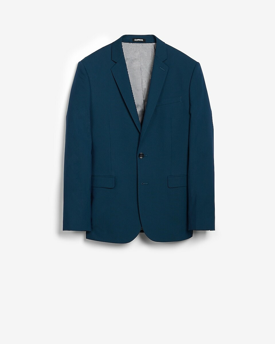 NEW with TAG - express clothing Slim Turquoise Cotton-Blend