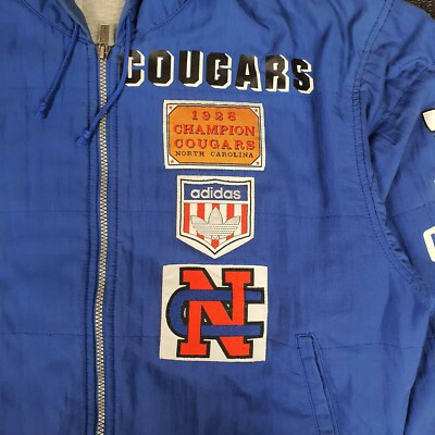 adidas DESCENTE製 90s 刺繍CHAMPION COUGARS Vintage ADIDAS North Carolina Cougars 1928 Champion 1990s Descente