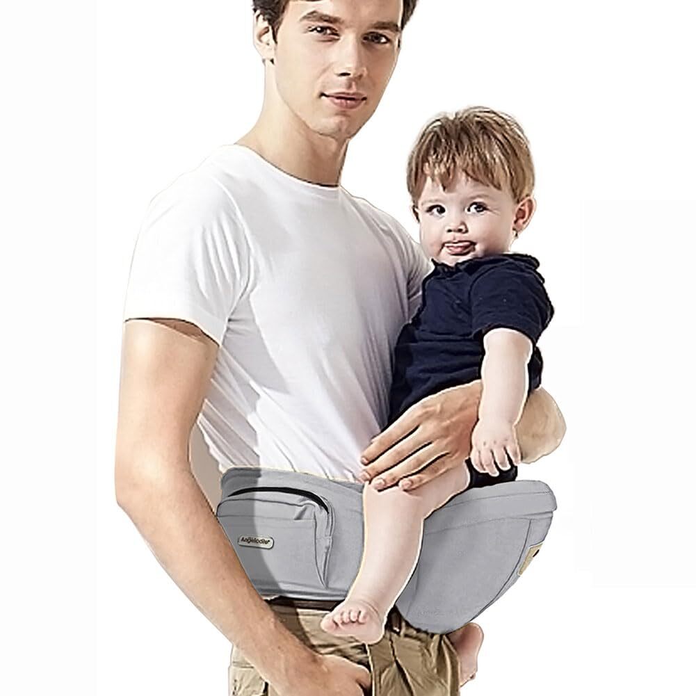 Baby Hip Seat Carrier with Pockets Ergonomic Infant Waist Stool Adjustable 