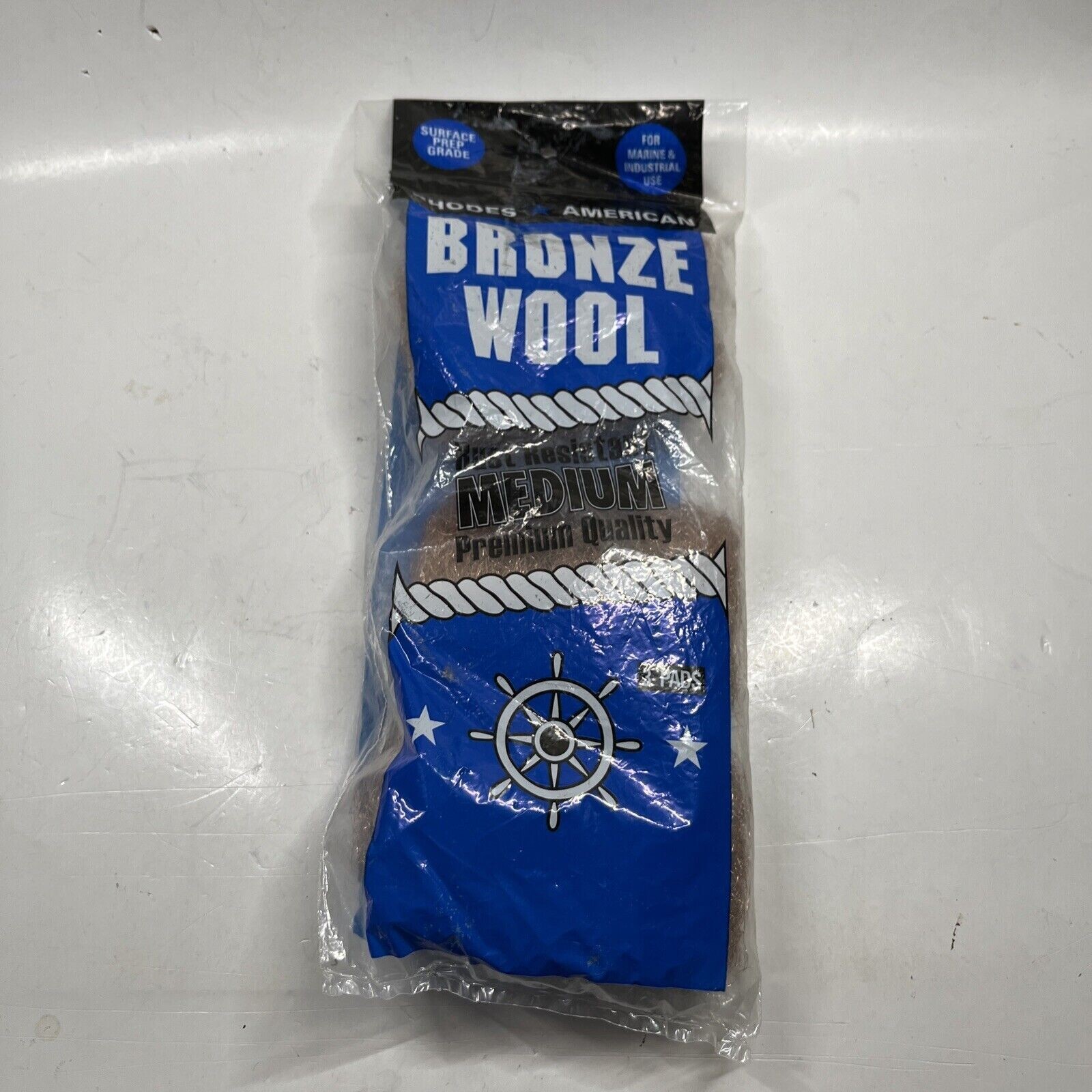 Homax Rhodes American 3 Grade Medium Steel Wool Pads, 3 Pads