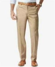 NEW MENS DOCKERS CLASSIC SIGNATURE FLAT PANTS 279980002 TIMBERWOLF 44 30