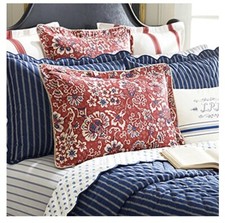 Polo Ralph Lauren Home Floral Cottage Pillow King Sham Red , 130