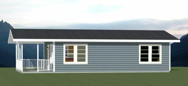 30X20 House -- 2 Bedroom 1 Bath -- 600 Sq Ft -- Pdf Floor Plan -- Model 2C  | Ebay