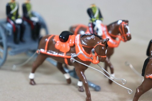 SOLDATS DORSET ROYAL HORSE ARTILLERIE CALÈCHE ET ÉQUIPAGE TROUPE COULEUR 1oe - Photo 11 sur 23