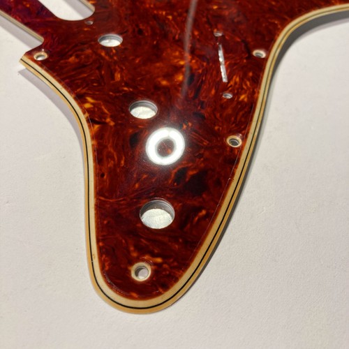 Tortoise Pickguard for Fender American Professional II 1965 1973 Strat Aged Edge - Picture 5 of 9