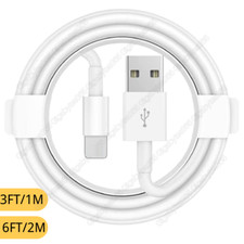 USB Data Fast Charger Cable Cord For Apple iPhone 5 6 7 8 X 11 12 13 14 PRO MAX