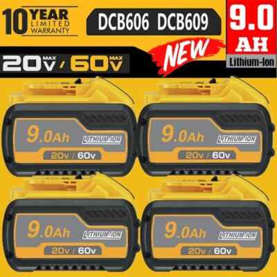 1Pack-2PACK 12Ah DCB609-2 For DEWALT DCB615 20V/60V MAX FLEXVOLT Li-Ion Battery