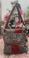 Sakroots Flap Front Crossbody Sienna Spirit Desert Patchwork