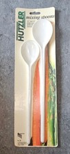 Vintage Hutzler Mixing Spoons set of 10" & 12" No. 720 Made In The USA - New