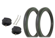 RALSON 20X2.125 GRN LINE SLICK BICYCLE TIRES S2 RIM SCHWINN STYLE HEAVYDUTY TUBE