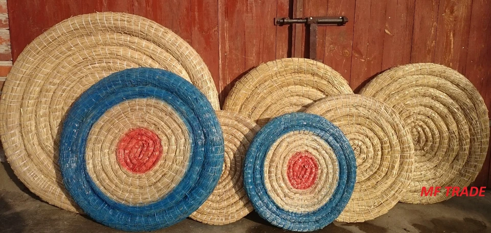 Cible de tir à l'arc de paille Ø 80 cm - Photo 4/4