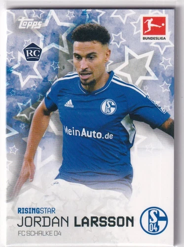2022 Topps Summer Signings Bundesliga Jordan Larsson Rookie Card RC