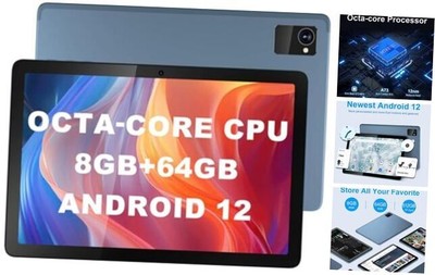 Android Tablet with Octa-Core Processor 8GB RAM 64GB ROM, 1280x800 10.1 inch