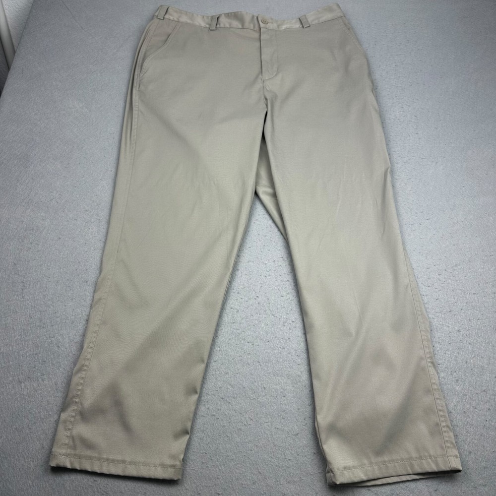 Nike Golf Dri-Fit Stretch Polyester Performance Pants Men's 36x28 Khaki