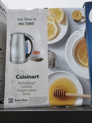 Cuisinart PerfectTemp Cordless  Electric Kettle Stainless Steel Tea Kettle