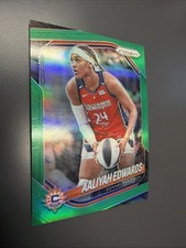2025 Panini Prizm WNBA #94 Aaliyah Edwards Green Prizms