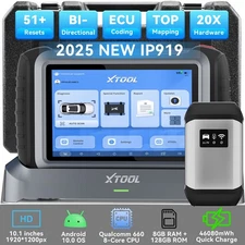 XTOOL IP919 OBD2 Scanner Bidirectional Full System Diagnostic Coding Programming