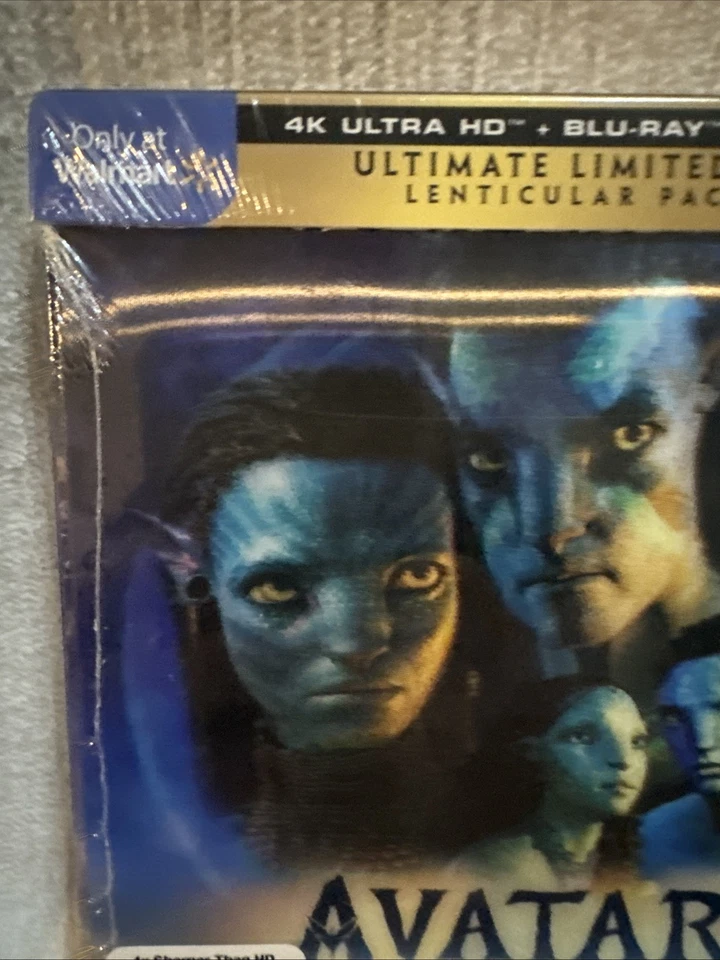 AVATAR THE WAY OF WATER 4K Ultra HD + Blu-Ray + Digital LENTICULAR Slipcover New - Image 4 of 4