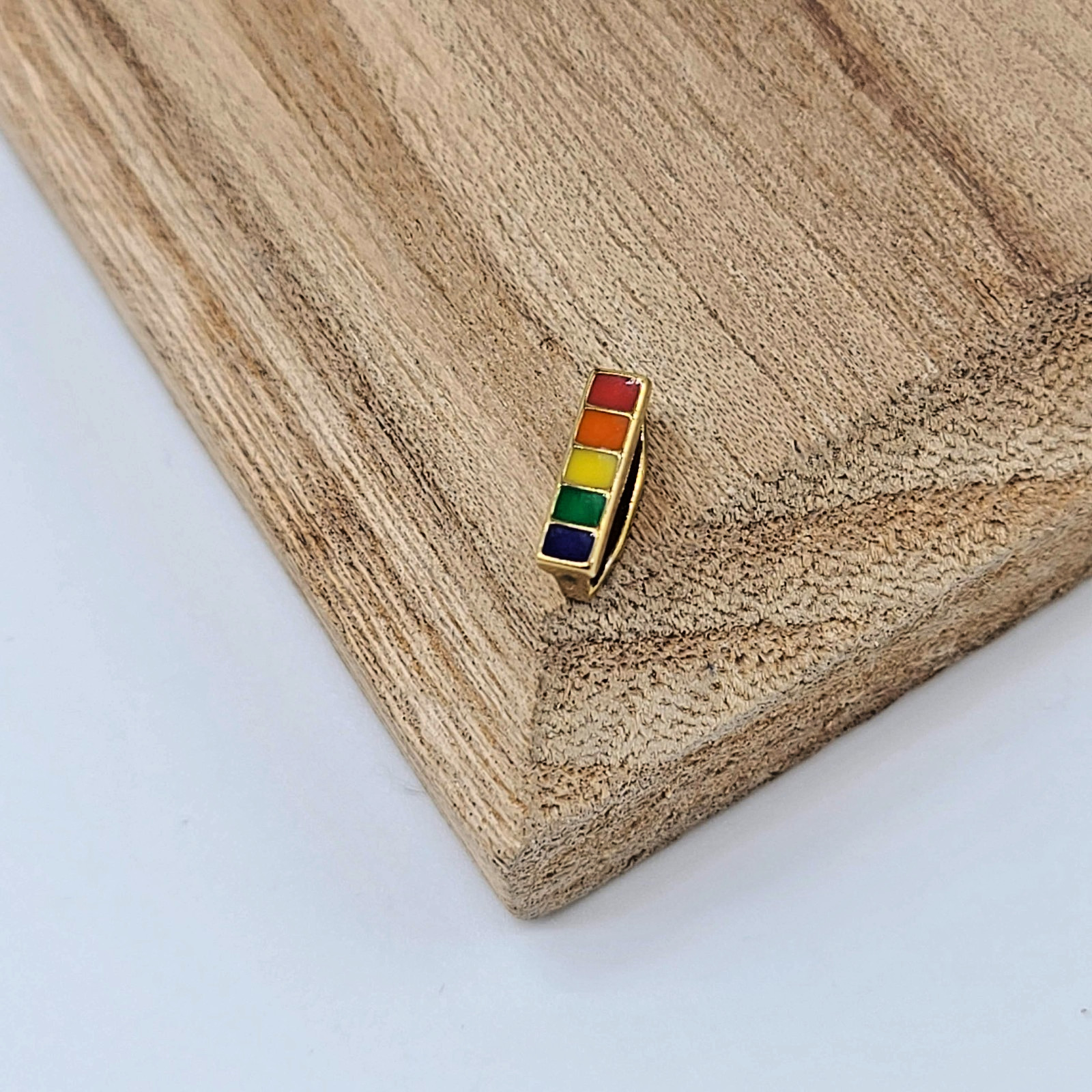 KEEP Collective Key Charm Gold Rectangular Blocke… - image 2