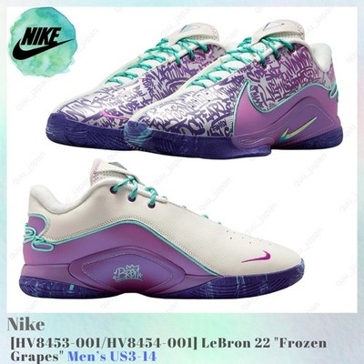 Nike LeBron 22 Frozen Grapes HV8453-001 / HV8454-001 Men's US3-14 NEW