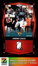 2025 UNO Elite Core Edition - Red #034 Andre Cisco
