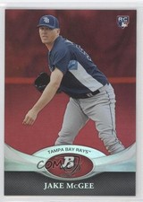 2011 Bowman Platinum Red Jake McGee #27 3a3