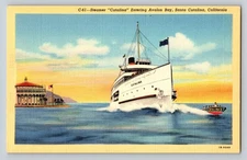 Western Publishing Steamer Catalina Santa Catalina California Postcard
