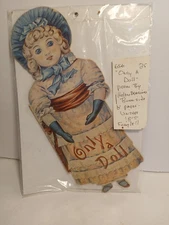 Only A Doll -  Helen Marion Burnside Die Cut Book Merrimack Publishing. Undated