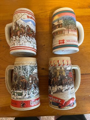 Budweiser Clydesdale beer stein A,B,C Series Brazil