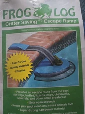 FrogLog Animal Saving Escape Ramp for Pool Blue - New