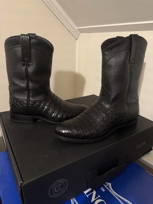 Cody James Black 1978 Caiman Cowboy Boots 9.5 Men s  