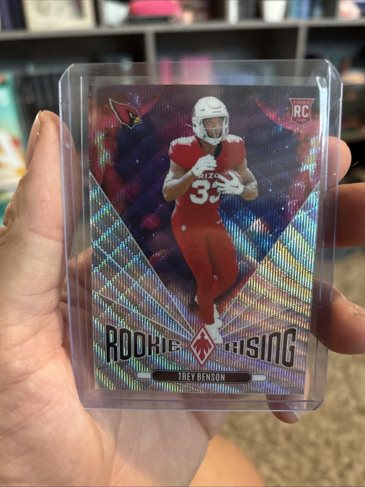 2024 Panini Phoenix - Rookie Rising Trey Benson #RR-TBN Wave (RC)