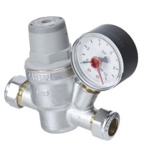 Altecnic 533851H Caleffi Pressure Reducing Valve 22mm With Pressure Gauge