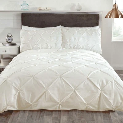 Housse De Couette Et Taie D'Oreiller Balmoral À Plis - Simple - Photo 1/3