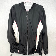 Unbranded Unisex Sports Windbreaker Activewear Reversible Hooded Jacket Size L