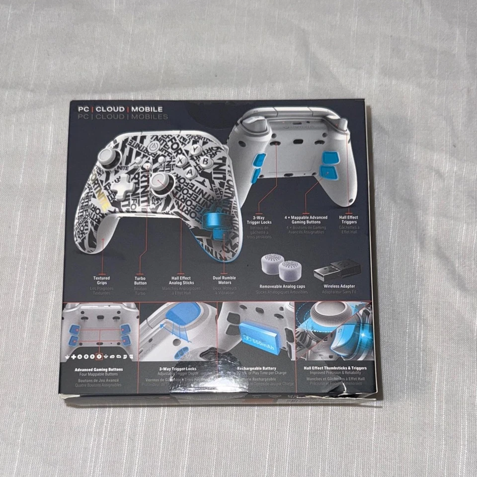 PowerA Fortnite Wireless Controller - Black and White - Image 2 of 4