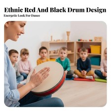 Doppelseitige Rahmentrommel erhältlich mit Klingelscheiben Chimer Tamburin für