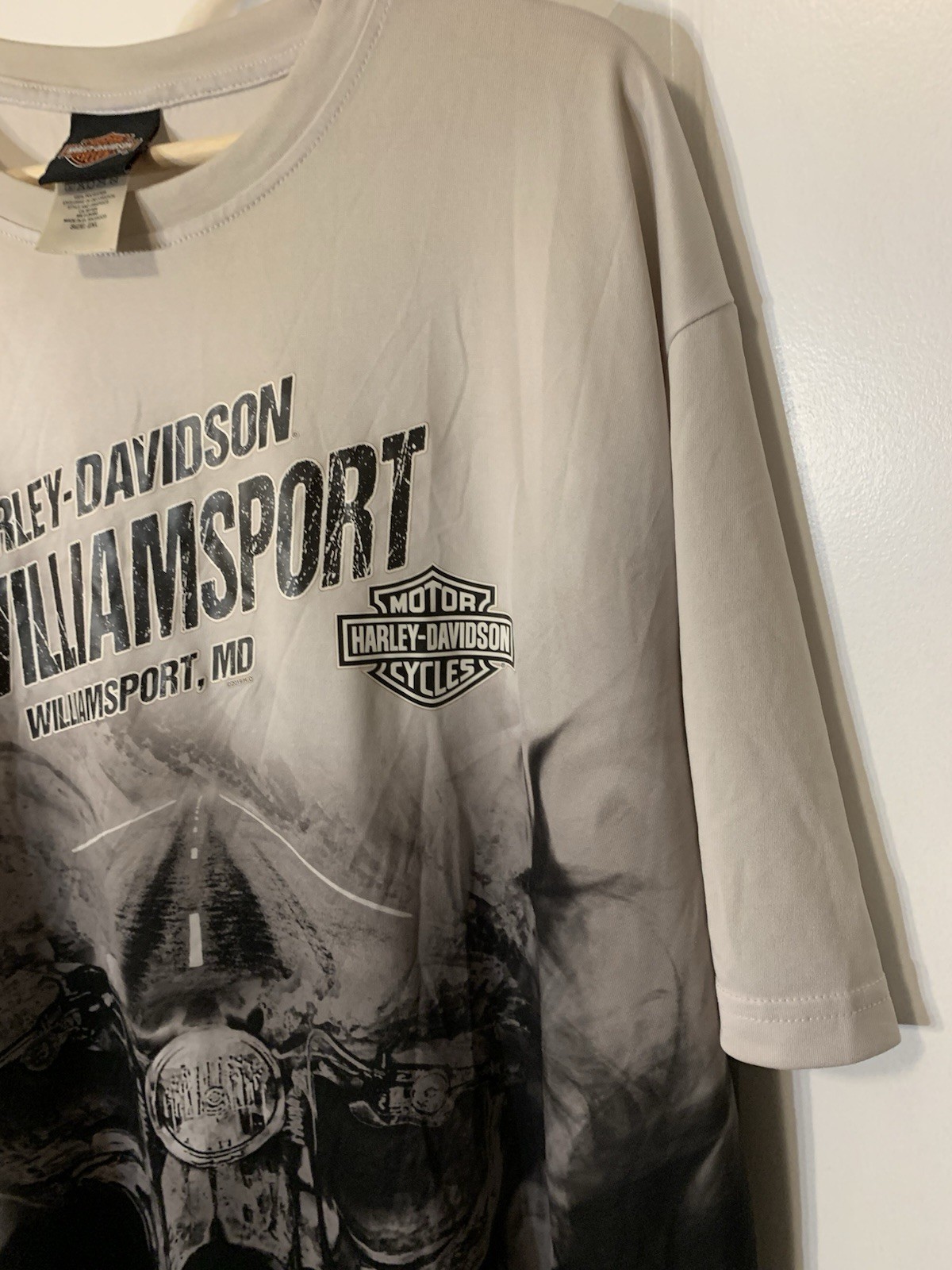 Harley-Davidson Mens Sz 2XL Graphic T-Shirt Williamsport Maryland XXL
