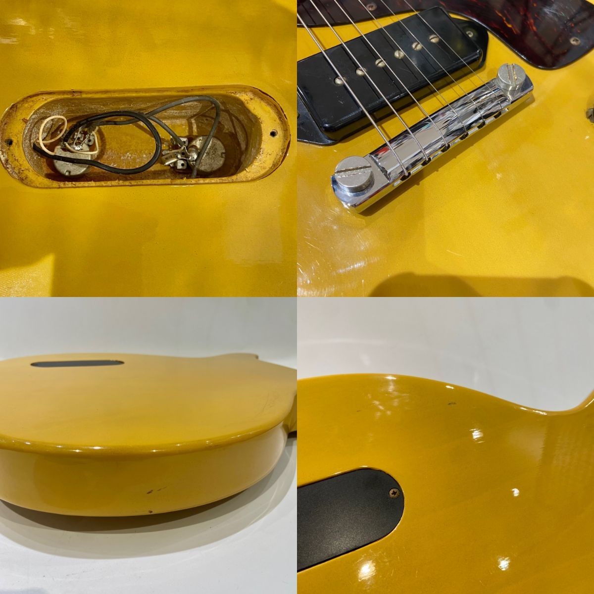 Orville LPJD-70 Les Paul Junior DC TV Yellow Limed Mahogany 1991