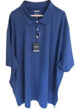 Jos A Bank Traveler Polo Shirt 3X Big Tailored Fit Stretch NEW NWT Blue Sh Slv