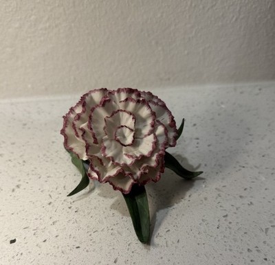 Vintage Lenox Porcelain Carnation  1989 Figurinephotos. Read