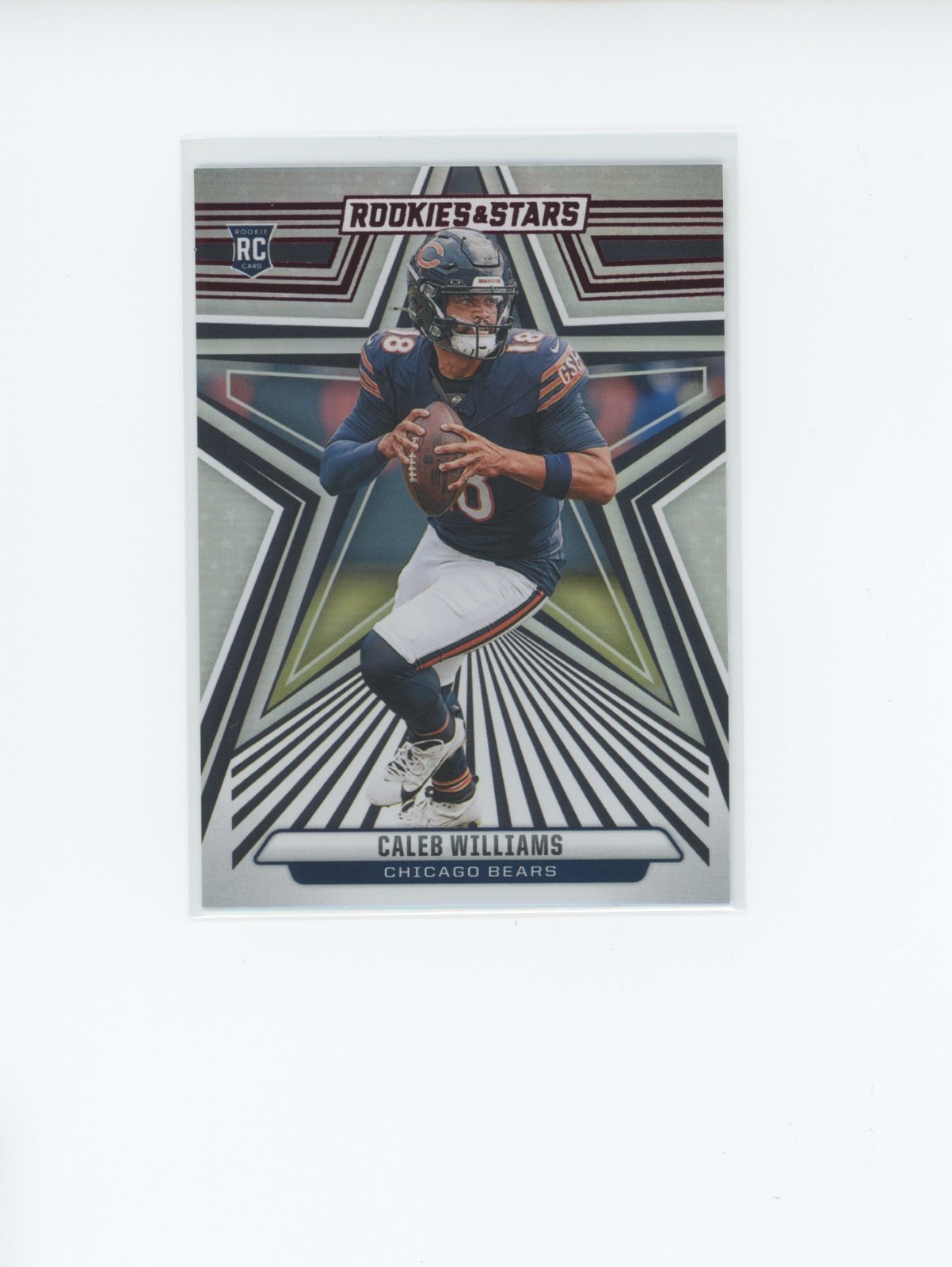 2024 Panini Rookies Stars Caleb Williams #118 Longevity Holo Foil Rookie Card RC