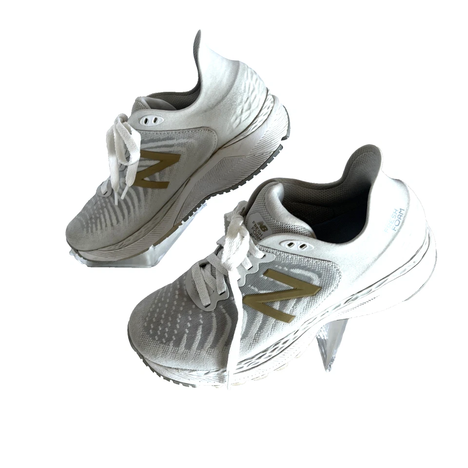 New Balance Fresh Foam X 860v11 Running Shoes Women's Size 7.5 Silver | White - Image 3 of 4