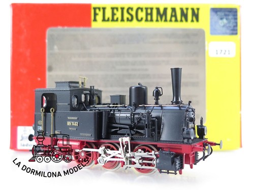 VR1721 H0 =DC FLEISCHMANN 1010 Tenderlokomotive BR 89 7462 der DRG - OVP
