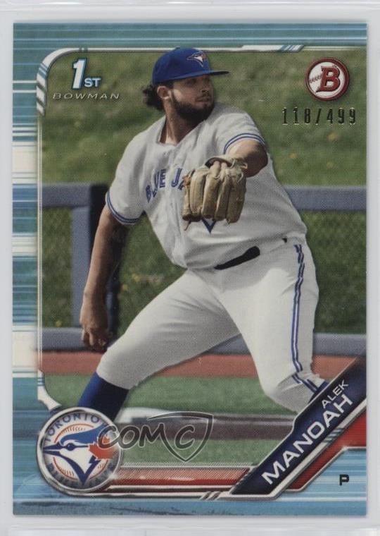 2019 Bowman Draft Sky Blue 118/499 Alek Manoah #BD-3 03xg
